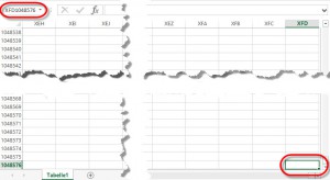 excel-letzte zelle